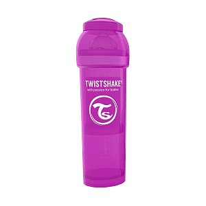 Twistshake Бутылочка Антиколиковая для кормления 780017 фиолетовая 330 мл