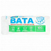 Вата нестерильная хирургическая 100 г Клинса Вата нестерильная гигиеническая