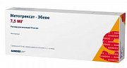 Метотрексат-Эбеве 10мг мл 0,75мл №1 раствор для инъекций шприц+игла автомат защиты