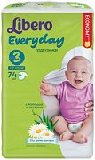 Libero Подгузники Everyday мега Midi 4-9 кг 74 шт. Libero Подгузники Everyday мега Midi 4-9 кг 74 шт.