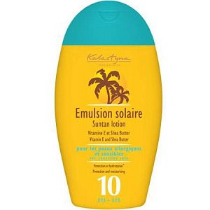 Коластина эмульсия для загара водостойкая spf10 200 мл