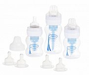 Dr Brown`s Набор бутылочек с широким горлом 2x120 мл, 1x240 мл + 4 соски