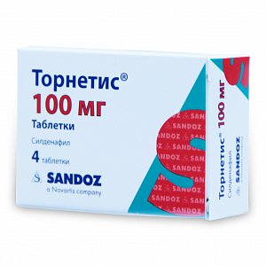 Торнетис таблетки 100 мг 4 шт.