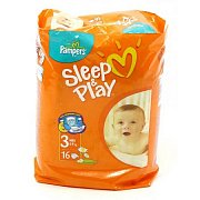 Pampers Подгузники Sleep&Play 4-9 кг Midi 16 шт.