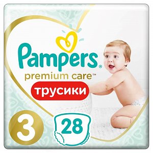 Pampers Подгузники-трусики Premium Care Pants Midi 6-11 кг 28 шт.