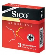 Sico Презервативы Sensitive контурные 3 шт.