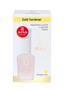 IQ Beauty Укрепитель ногтей с золотой пылью 12,5 мл