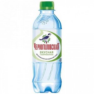 Вода Черноголовская минеральная питьевая столовая 0,33л газированная пэт