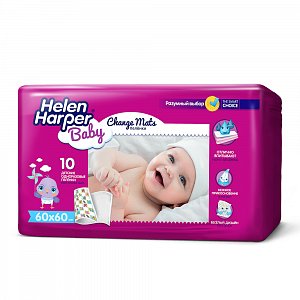 Helen Harper Пеленки детские впитывающие 60х60 см 10 шт.