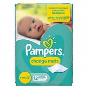 Pampers Пеленки для переодевания Change Mats 60 х 60 см 12 шт.