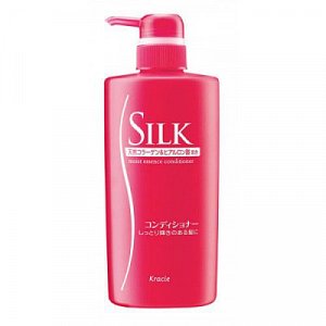 Kracie [Краси] Silk Кондиционер для волос увлажняющий с природным коллагеном 550 мл 744036