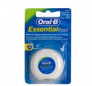 Oral-B Зубная Нить флосс вощенный с мятой 50 м