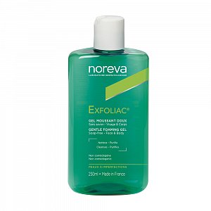 Noreva Exfoliac Гель для лица мягкий очищающий 250 мл