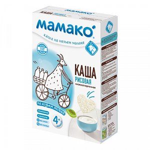 Мамако рисовая на козьем молоке Каша с 4 мес. 200 г