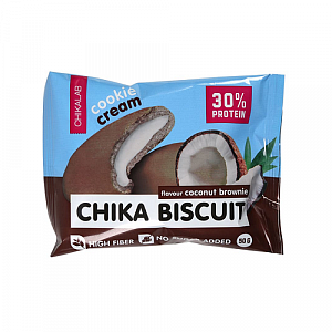 Протеиновое бисквитное печенье 50г Chika Biscuit кокос Chikalab
