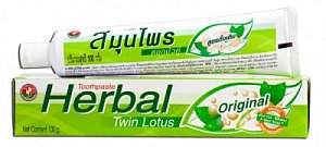 Twin Lotus Зубная паста Оригинальная с травами 100 г