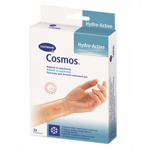 Cosmos Пластырь Hydra Active на ожоги 7,5х10 см 3 шт.