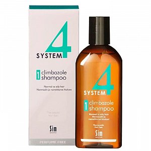 System 4 Терапевтический шампунь №1 для нормальных и жирных волос 215 мл