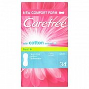 Carefree With Cotton Extract Fresh Прокладки ежедневные
