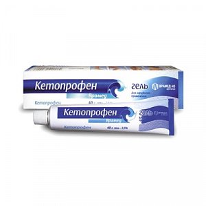 Кетопрофен Врамед гель для наружного применения 2,5% туба 40 г