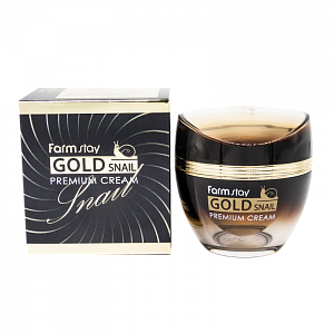 FarmStay Крем премиальный с золотом и муцином улитки Gold Snail Premium Cream 50мл