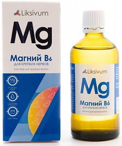 Магний В6 раствор для приема внутрь 100мл Liksivum