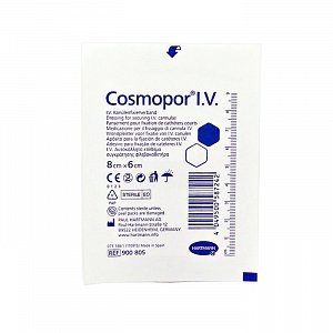 Cosmopor IV Повязка для фиксации канюль 8х6 см 1 шт.