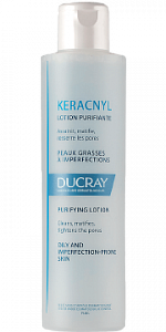 Ducray Keracnyl Лосьон очищающий для проблемной кожи 200 мл