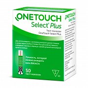 One Touch Select Plus Тест-полоски 50 шт. One Touch Select Plus Тест-полоски 50 шт.