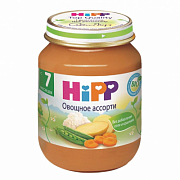 Hipp Пюре Овощное ассорти с 7 мес. 125 г Hipp Пюре Овощное ассорти с 7 мес. 125 г