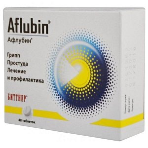 Афлубин таблетки подъязычные гомеопатические 48 шт.