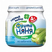 ФрутоНяня Пюре Кабачок с 4 мес. 80 г ФрутоНяня Пюре Кабачок с 4 мес. 80 г