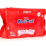 Pigeon Влажные салфетки с молочком запасной блок 66 шт.