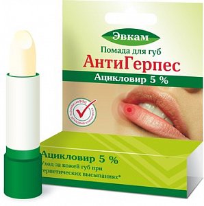 Помада для губ АнтиГерпес 3г Эвкам