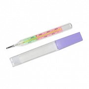 Термометр медицинский ртутный без покрытия в футляре