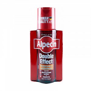 Alpecin Double effect Шампунь с кофеином против выпадения волос и перхоти 200 мл