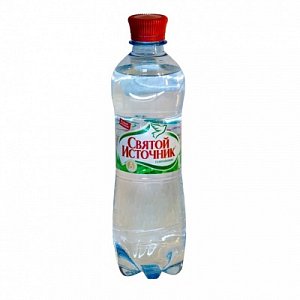 Вода Святой источник минеральная газированная 0,5 л бутылка ПЭТ