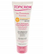 Topicrem Ультра-увлажняющий крем SPF50+ для лица и тела 75 мл