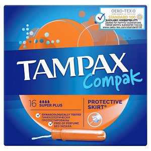 Tampax Тампоны Compak Super Plus с аппликатором 16 шт.