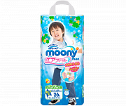 MoonyMan Подгузники-трусики для мальчиков XXL 13-25 кг 26 шт.