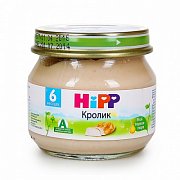 Hipp Пюре Кролик с 6 мес. 80 г Hipp Пюре Кролик с 6 мес. 80 г