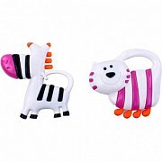 Жирафики Набор погремушек Зебра и кот 629018