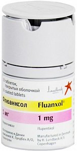 Флюанксол таблетки покрытые оболочкой 1 мг 50 шт.