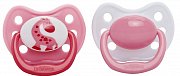 Dr Brown`s Пустышка ортодонтическая 0-6 мес. 2 шт. Розовый