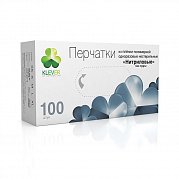 Перчатки Klever виниловые нестерильные неопудренные черные размер М 100 шт. (50 пар) Перчатки Klever виниловые нестерильные неопудренные черные размер М 100 шт. (50 пар)