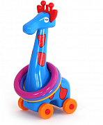 Poltoys Каталка-кольцеброс Жираф Poltoys Каталка-кольцеброс Жираф