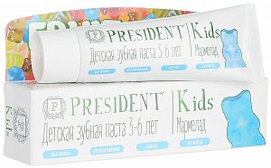 PresiDENT Kids Зубная паста Kids Мармелад от 3 до 6 лет 50 мл