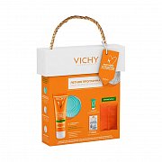 Vichy Capital Ideal Soleil Набор Летняя программа ухода за проблемной кожей 3 средства+косметичка Vichy Capital Ideal Soleil Набор Летняя программа ухода за проблемной кожей 3 средства+косметичка