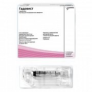 Гадовист раствор для внутривенного введения 1 ммоль мл шприц 7,5 мл 5 шт. Гадовист