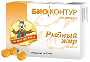 Рыбный жир Биоконтур капсулы 100 шт. (БАД) Рыбный жир Биоконтур капсулы 100 шт. (БАД)